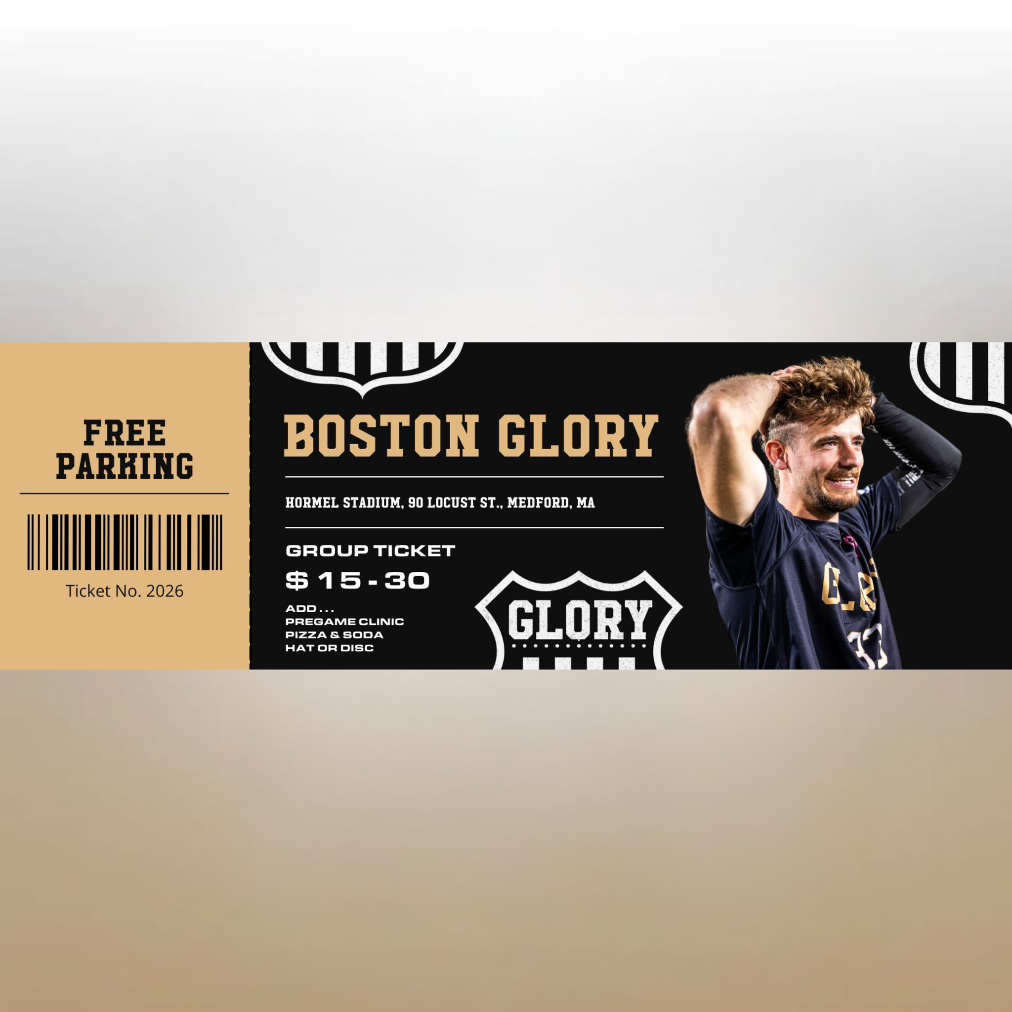 2026 Group Tickets, $15 each (10-19 People)